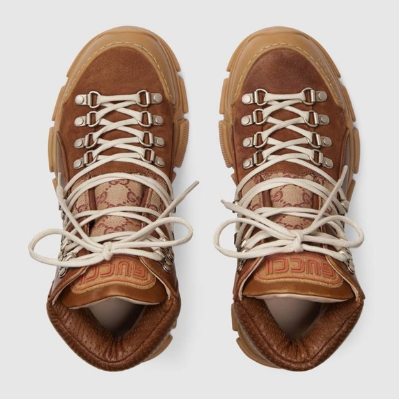 Gucci Shoes - GUCCI Flashtrek GG high-top sneaker NWBox Size 38